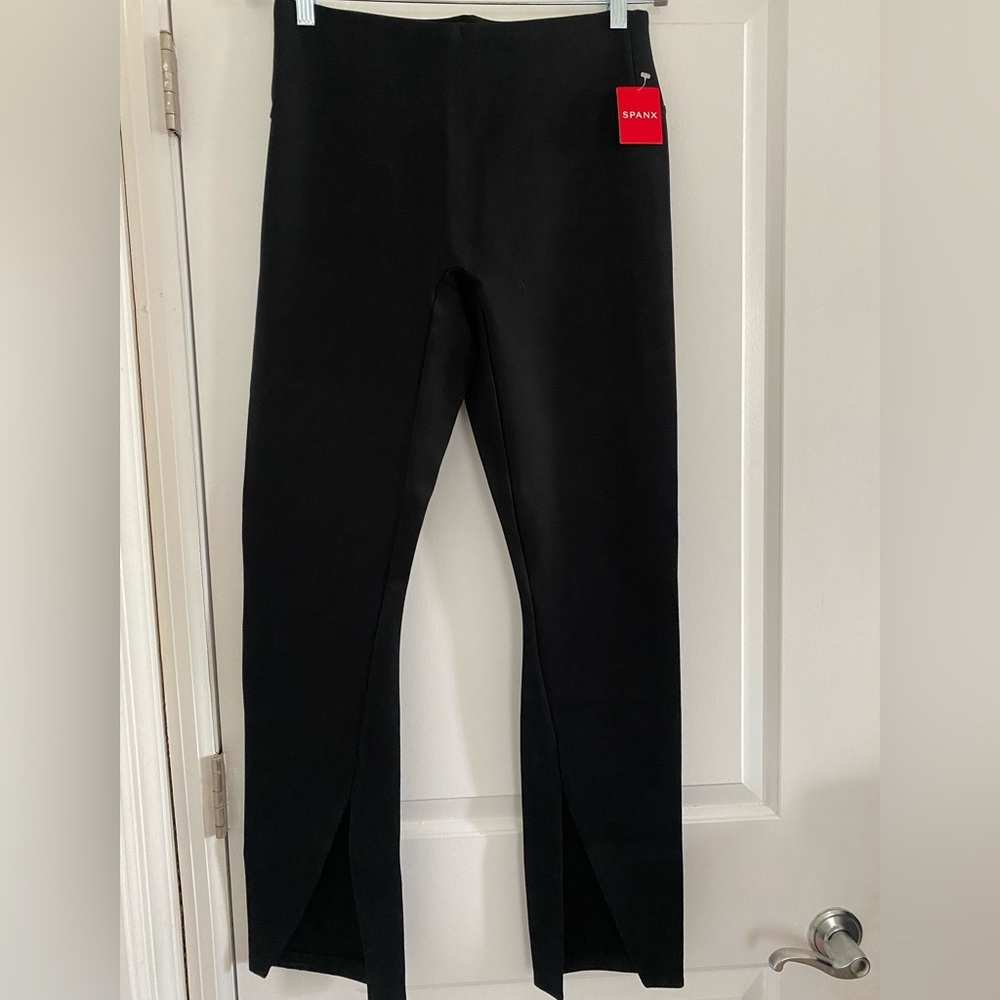 (NWT) Spanx Perfect Front Slit Skinny Pants - Size L